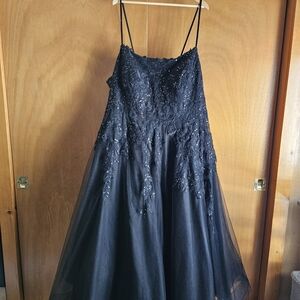 Elegant Black Womens Plus Dress